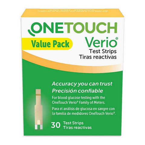 Verio Diabetes Test Strips 30 Count by Onetouch