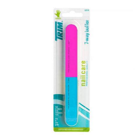 7-Way Color Coded Nail Finishing Buffer 1 Count by Trim