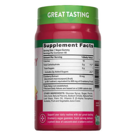 Nature's Truth, Cranberry Gummies Natural Cranberry Mango, 60 Count Nature's Truth