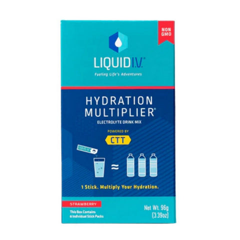 Hydration Multiplier Stick Packs Strawberry 3.39 Oz by Liquid I.V