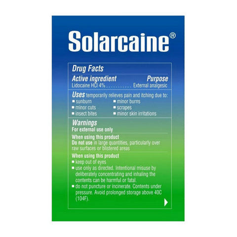 Solarcaine, Burn Pain Relief With Max Lidocaine, 4 Oz