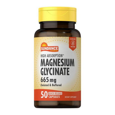Sundance, Magnesium Glycinate, 665 Mg, 50 Caps
