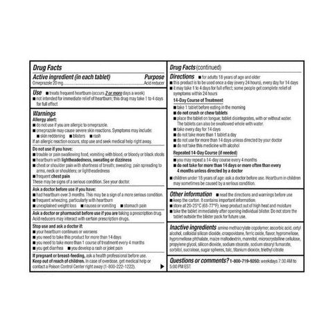 Good Sense, Omeprazole Delayed Release Orally Disintegrating Tablets, 20 Mg, 42 Tabs Good Sense