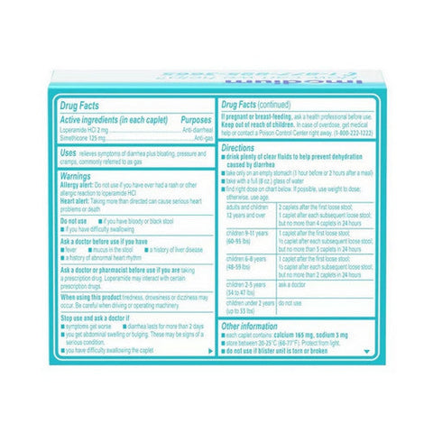 Imodium, Multi Symptom Relief Caplets, 24 Count
