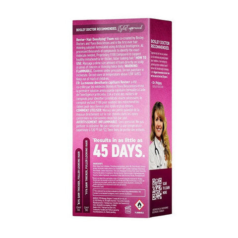 Bosley MD, Women's Revive + Densifying Treatment Foam, 2.11 Oz