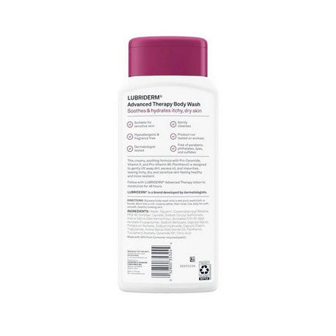 Lubriderm, Advanced Therapy Body Wash, 16 Oz Lubriderm