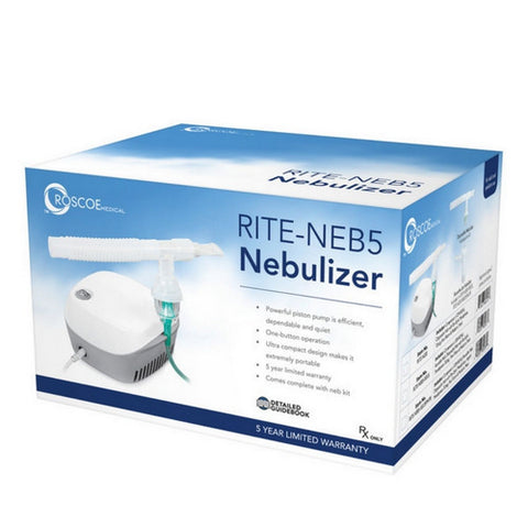 Rite-Neb5 Nebulizer Compressor System With Disposable Neb Kit 1 Count by Roscoe