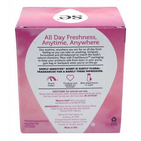 Summers Eve, Daily Gentle Cloths Simply Sensitive, 12 Count Summers Eve