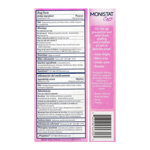 Monistat, Care Chafing Relief Powder Gel, 1.5 Oz Monistat