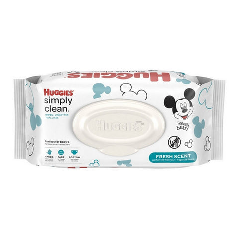 Simply Clean Fresh Scented Baby Wipes 64 Count by Huggies