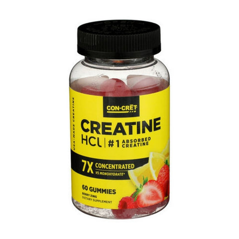 Creatine HCl Gummies For Men And Women 60 Count by Con-Cret