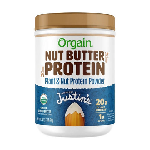 Nut Butter Protein Powder Vanilla 18.7 Oz by Orgain