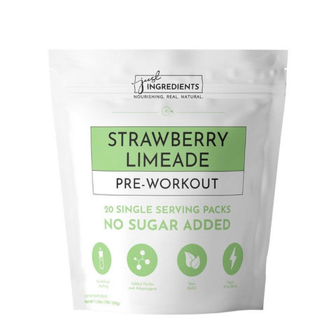 Pre-Workout Strawberry 11.28 Oz by Just Ingredients