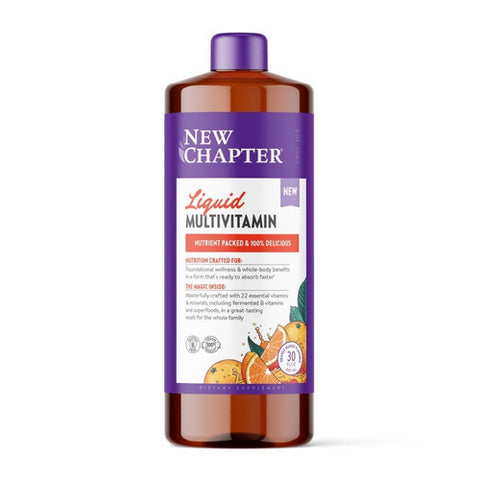 Liquid Multivitamin Orange Mango Flavor 30 Oz by New Chapter