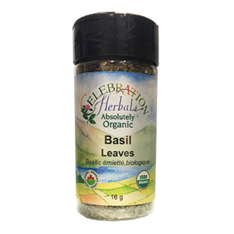 Organic Basil Leaf Cut 16 Grams by Celebration Herbals