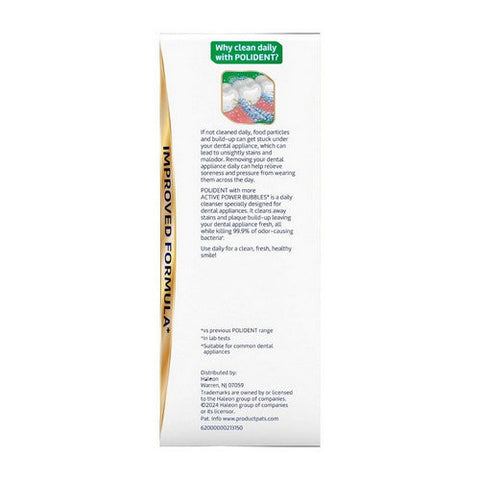 Polident, 3 Minute Antibacterial Dental Appliance Cleanser Tablets, 60 Count Polident