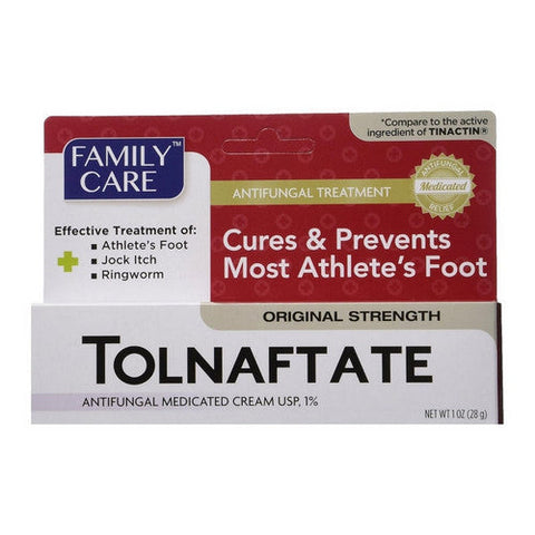 Family Care, Tolnaftate 1% Antifungal Cream, 1 Oz Family Care