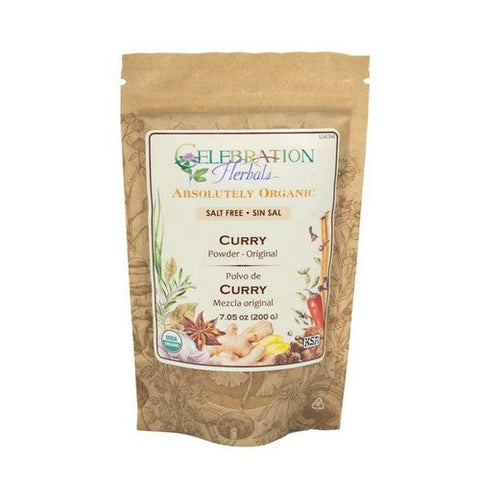 Celebration Herbals, Organic Curry Powder Original Blend Salt Free, 16 Oz Celebration Herbals