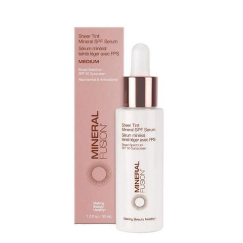 Medium Sheer Tint Mineral SPF 50 Serum 1 Oz by Mineral Fusion