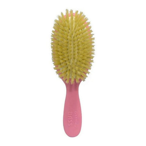 Baby Pink Extra Small Oval Style Hairbrush 1 Count by Bass Brushes