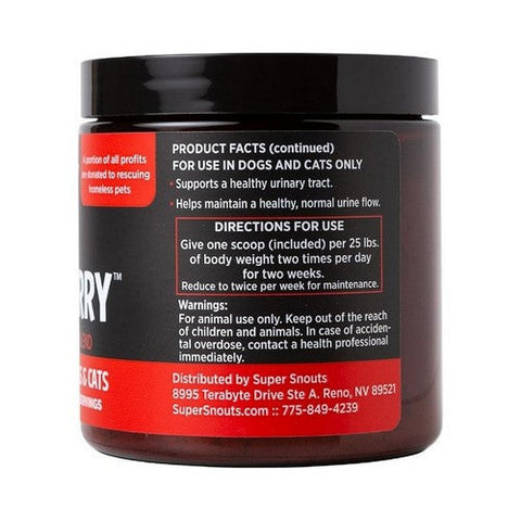 Super Snouts, Urinary Berry Urinary Tract Supplements For Dogs And Cats, 2.64 Oz Super Snouts