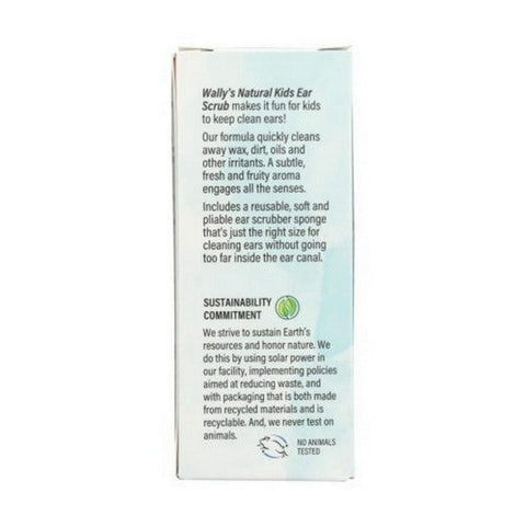 Wallys Natural Products, Kids Ear Scrub, 2 Oz Wallys Natural Products