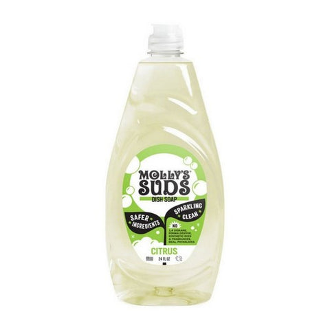 Citrus Dish Soap 24 Oz by Molly's Suds