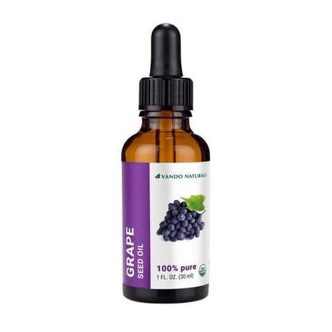 Organic Grape Seed Oil Virgin 1 Oz by Vando Naturals