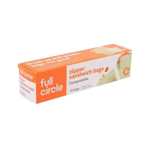 Full Circle Home, Compostable Sandwich Bags, 25 Count Full Circle Home