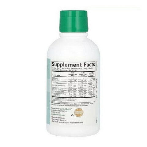 Child Life Essentials, Bone Health With Liquid Calcium And Magnesium Formula, 16 Oz Child Life Essentials