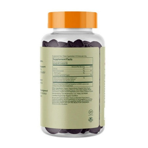 Om Mushrooms, Reishi Mushroom Gummies Watermelon Dream, 60 Count Om Mushrooms