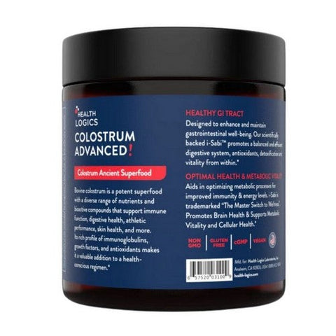 Health Logics, Colostrum Advanced, 2.91 Oz Health Logics
