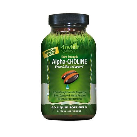 Extra Strength Alpha Choline Brain And Muscle Support 60 Count by Irwin Naturals