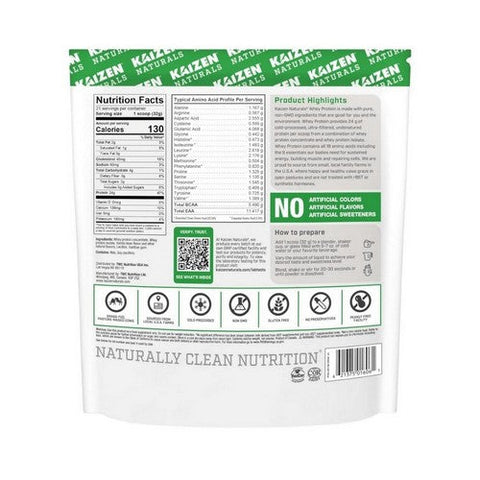 Kaizen Naturals, Whey Protein Vanilla, 1.5 Lbs Kaizen Naturals