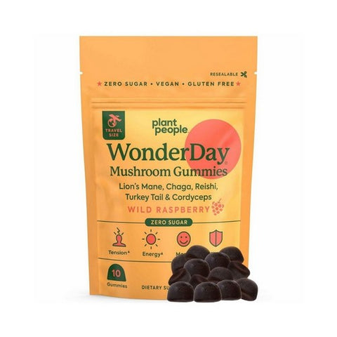 Plant People, Wonder Day Mushroom Gummies, 10 Count Plant People