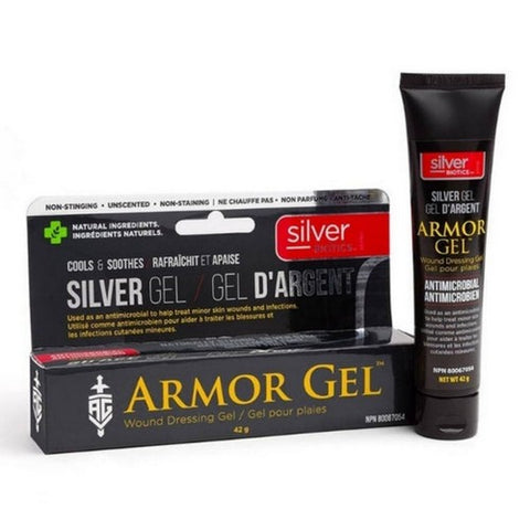 Armor Gel Wound Dressing Gel First Aid And Burn Relief 1.5 Oz by Silver Biotics
