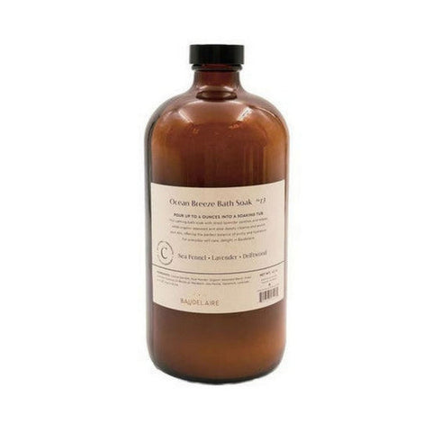 Baudelaire, Calming Ocean Breeze Bath Soak, 40 Oz Baudelaire