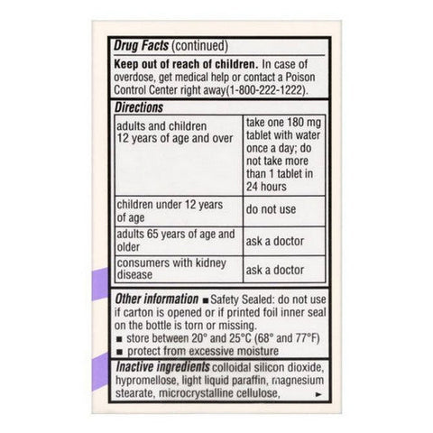 Foster And Thrive, Allergy Relief Fexofenadine, 180 Mg, 30 Tabs Foster And Thrive