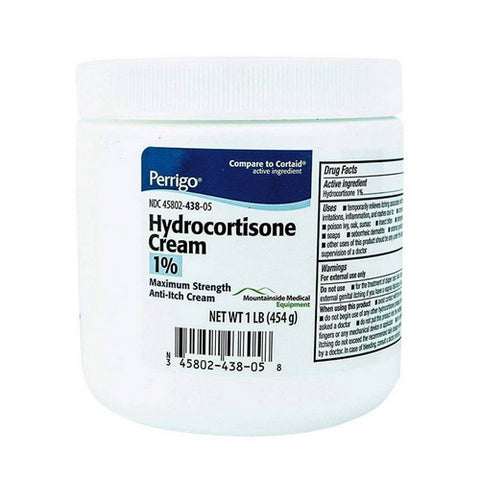 Hydrocortisone Cream 1% Maximum Strength Anti-Itch Cream 16 Oz by Perrigo