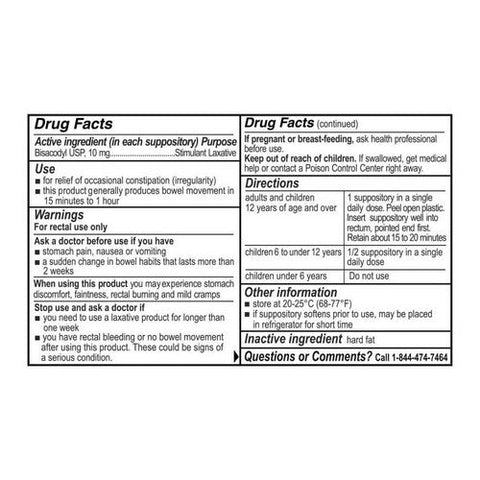 Rising Pharmaceuticals, Bisacodyl Stimulant Laxative Usp, 10 Mg, 30 Count Rising Pharmaceuticals