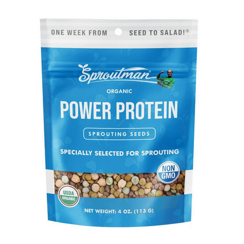 Organic Power Protein Sprouting Seed 4 Oz by Sproutman