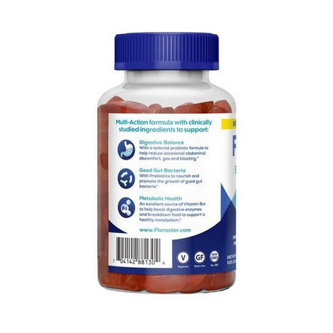 Florastor, Balanced Benefits Digest Plus Metabolic Support, 56 Gummies Florastor