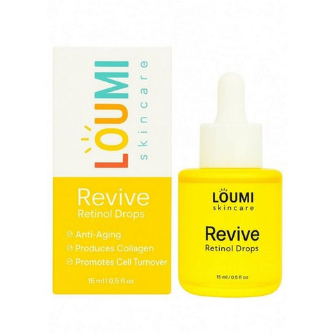 Revive Retinol Drops Vanilla Coconut 0.7 Oz by Loumi Skincare