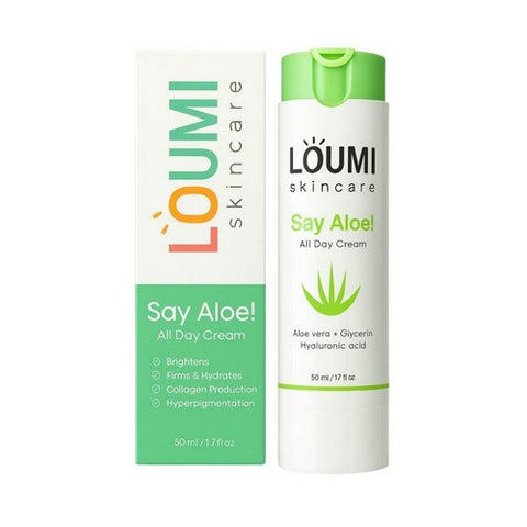 Aloe Vera Face Cream 1.7 Oz by Loumi Skincare