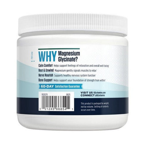 Kal, Calming Magnesium Glycinate Powder Unflavored, 9.84 Oz Kal