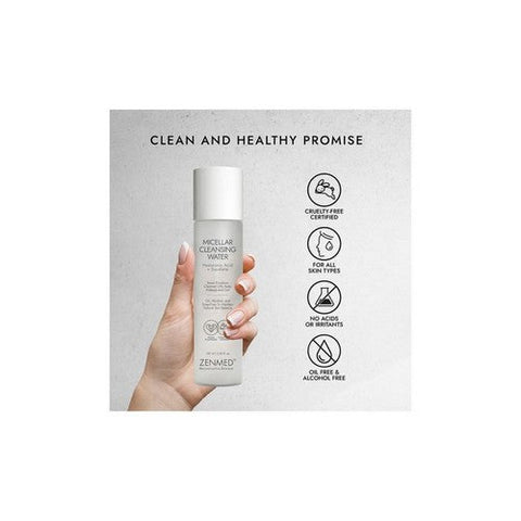 ZenMed, Micellar Hyaluronic Acid Plus Squalane Cleansing Water, 5.28 Oz ZenMed