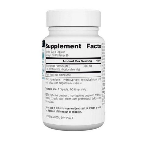 Source Naturals, Nictotinamide Riboside, 300 Mg, 30 Veg Caps Source Naturals