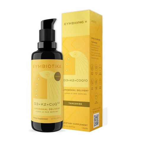 Cymbiotika, Vitamin D3 Plus K2 + CoQ10 Tangerine, 5000 IU, 2 Oz Cymbiotika