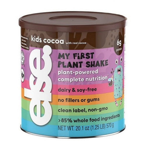 Else Nutrition, Kids Nutritional Shake Plant Protein Powder 2+ Years Chocolate, 20.1 Oz Else Nutrition
