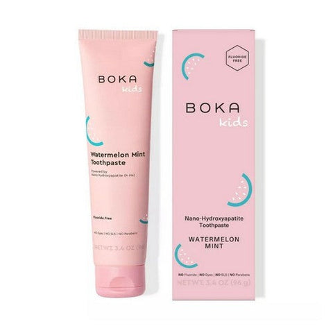 Boka, Nano-Hydroxyapatite Toothpaste Fluoride-Free Watermelon Mint, 3.4 Oz Boka